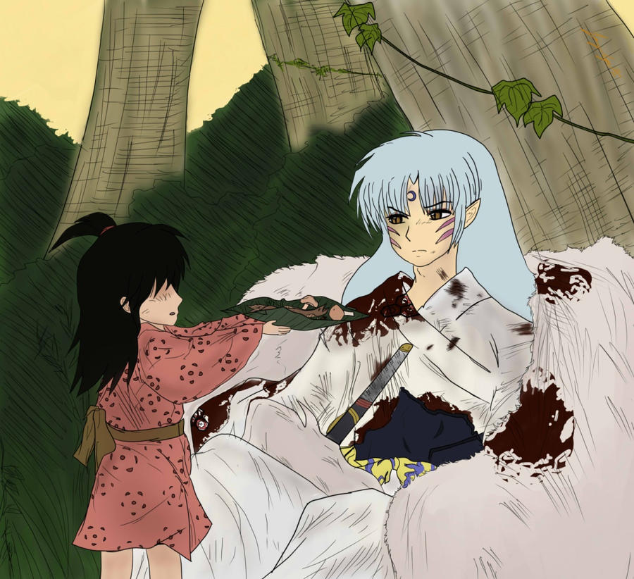 Rin and Sesshomaru