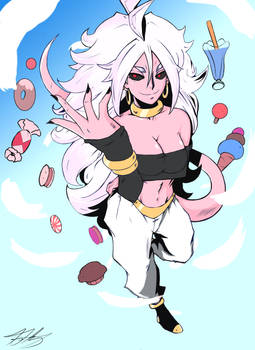 Android 21 Commission print!