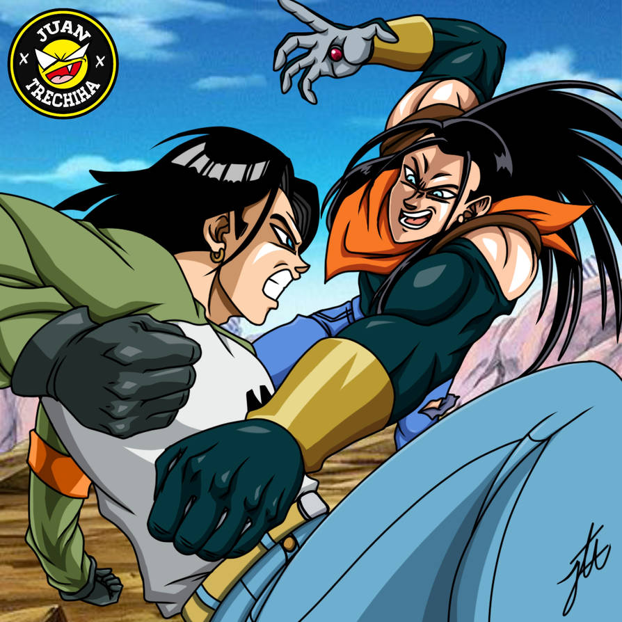 Android 17 Vs Super 17 by JuanTrechiha on DeviantArt