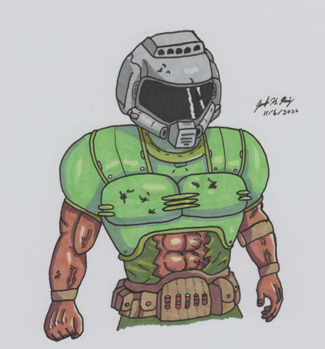 Doomguy by GiJoePSX on DeviantArt
