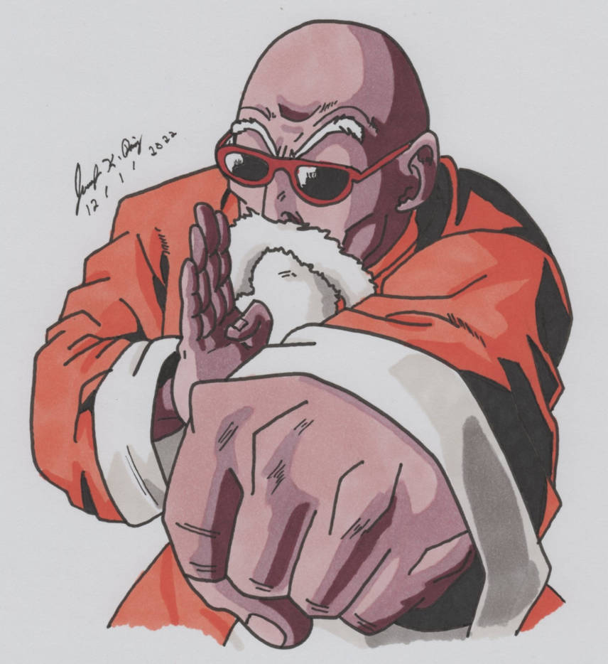 Master Roshi On Red Robe Master Roshi by GiJoePSX on DeviantArt