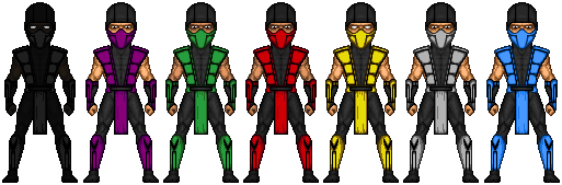 MK9 Palette Swap Ninjas 