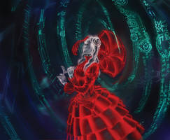 Netrunner: Woman in Red Dress