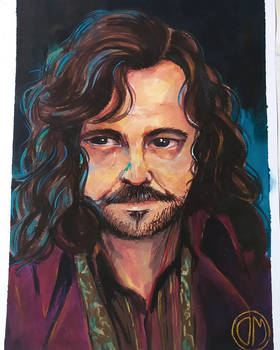 Sirius Black in Gouache