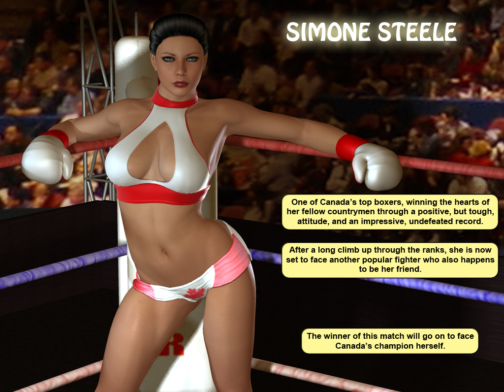 Canadian Knockouts (Part 1) Simone Steele by cpunch on DeviantArt
