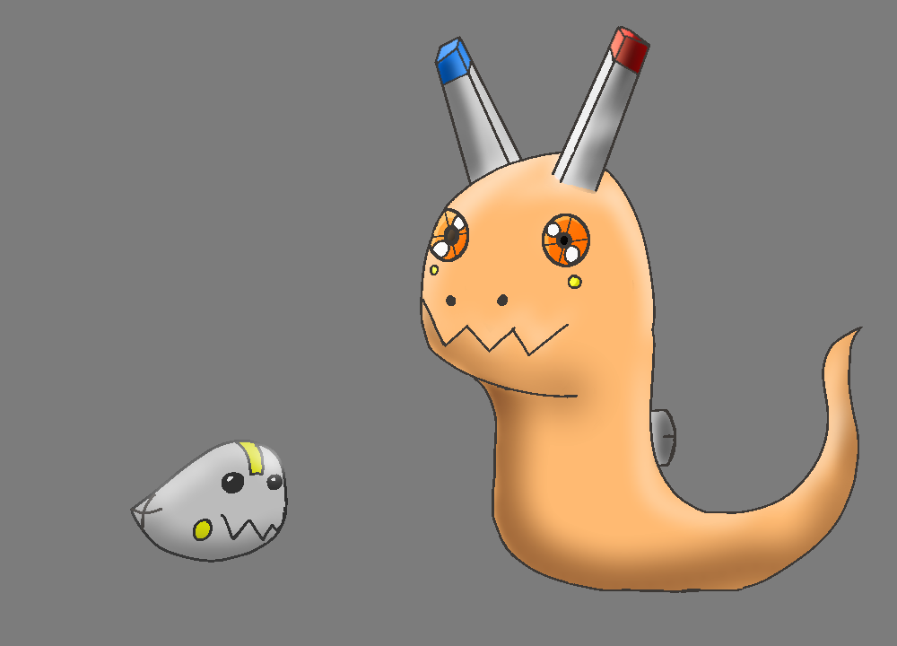 Batamon and Chargamon by Sparklespeed on DeviantArt