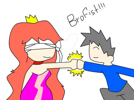 kyto and eyeless princess Brofist!!!