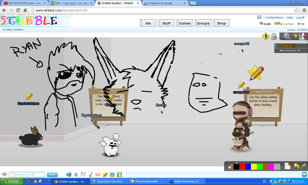 Time Scrible Ocio time en scribble: whirled by Crystalchan2D on DeviantArt