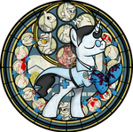 TF2+MLP+KH: MEDIC Stained Glass by Crystalchan2D