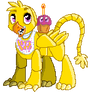 Griffin Chica Journal doll+Carl the Cupcake