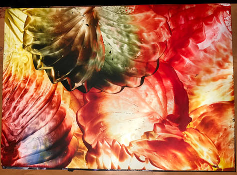 Autumn encaustic