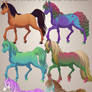 6 Horse Adopts -- Open ~