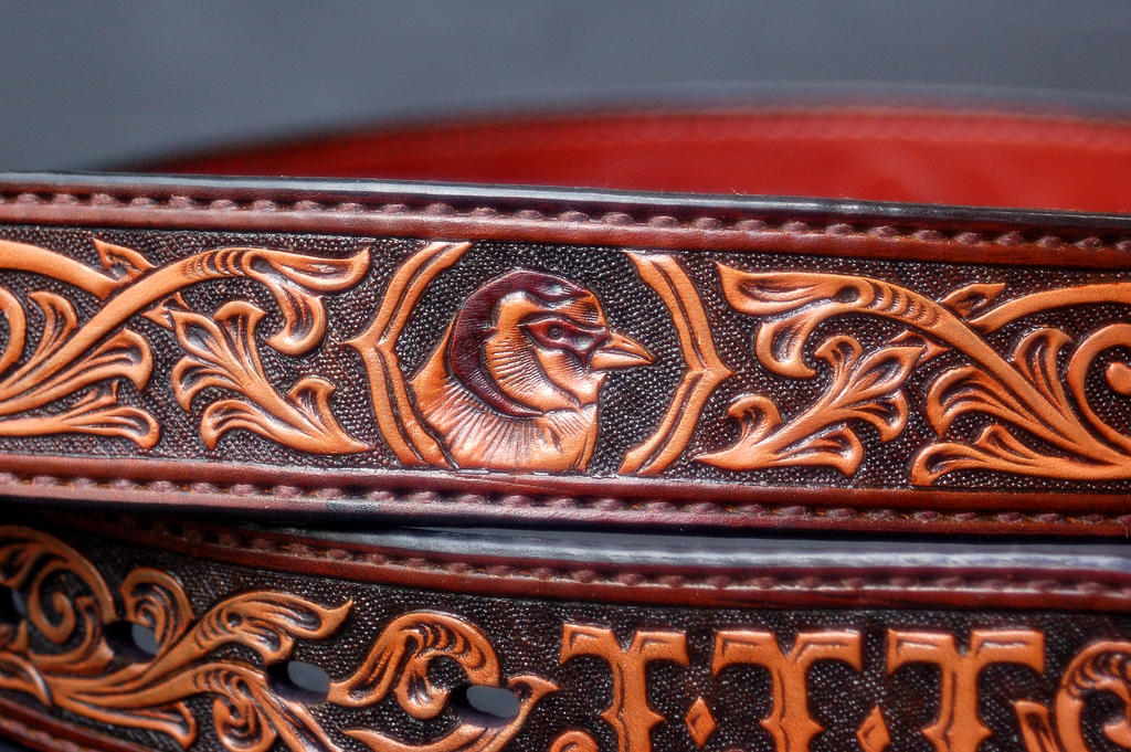 Custom Tooled Leather Belt by AlexOstacchini on DeviantArt
