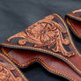 Tooled Leather Vernier Calliper Cases