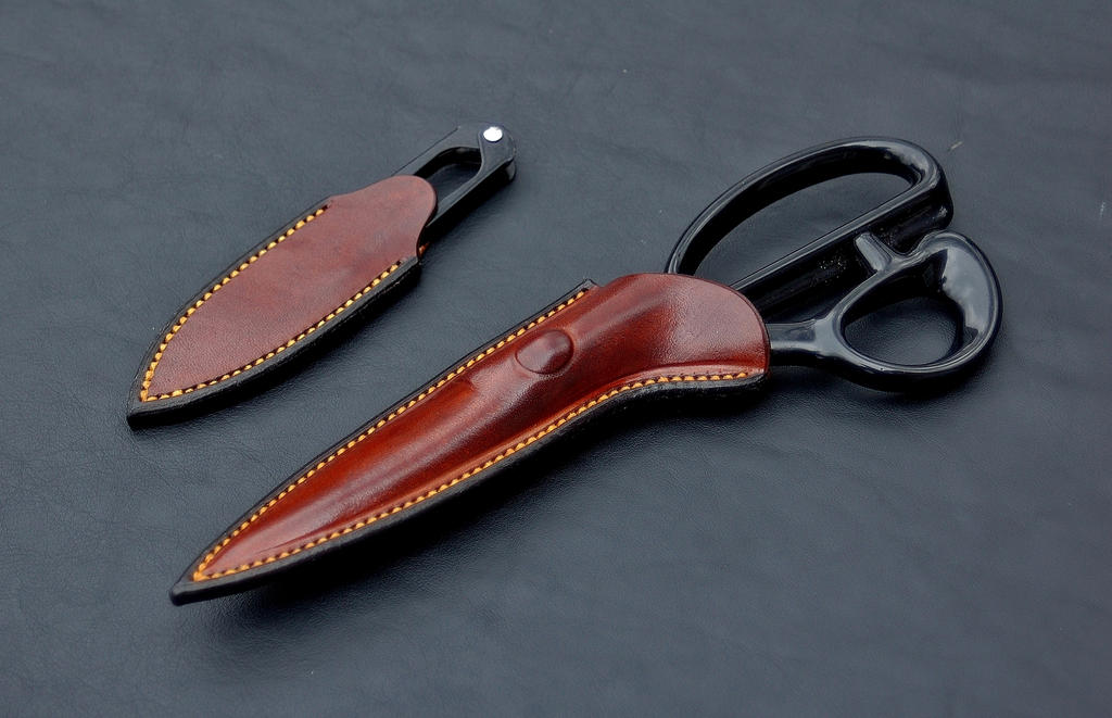 Leather Scissors Cases by AlexOstacchini on DeviantArt