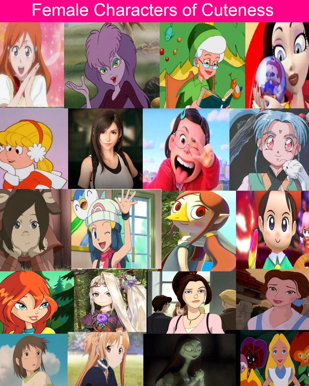 Most Female Deviantart Cute Female Characters (1) by deaththeshadow on DeviantArt