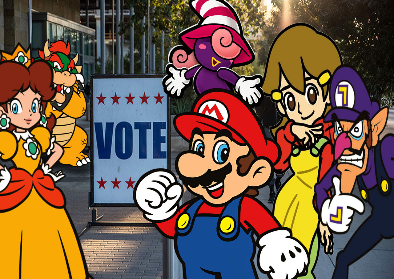 Mario Characters Poll Super Mario Election! by deaththeshadow on DeviantArt