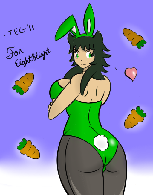 -Commish- Hey, A Green Bunny