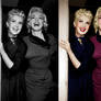 Betty Grable and Marilyn Monroe