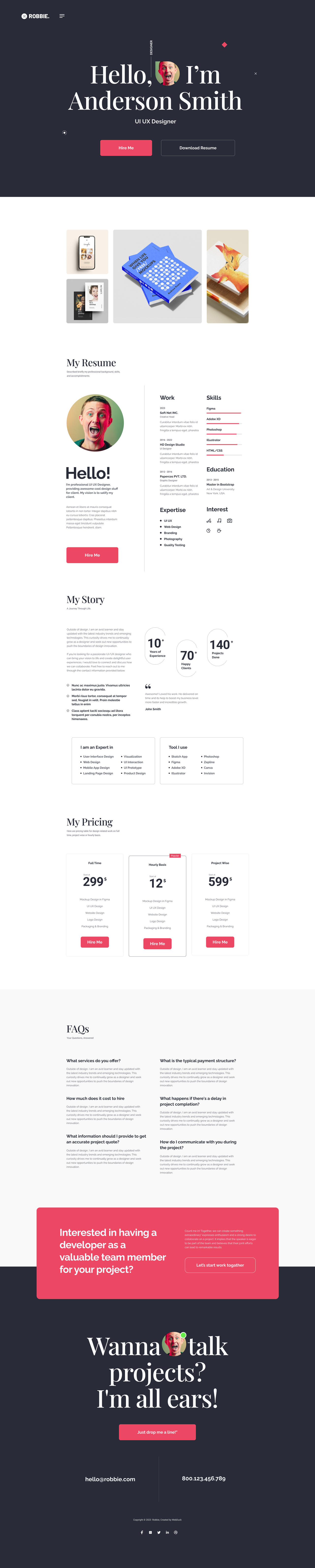 Resume Digital Resume for UI UX Designer by webduckdesign on DeviantArt
