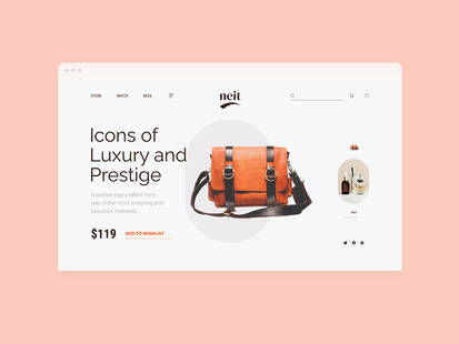 Retail Website Hero Header Templates