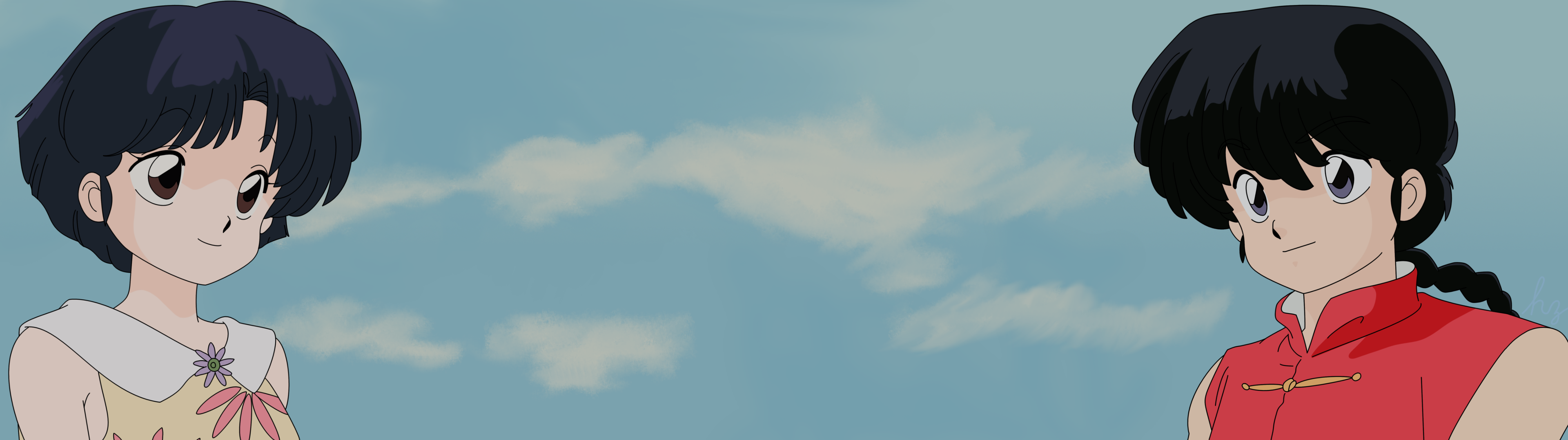 Akane Ranma Dualmonitor Wallpaper By 11hz On Deviantart Akane Ranma Dualmonitor Wallpaper By 11hz On Deviantart