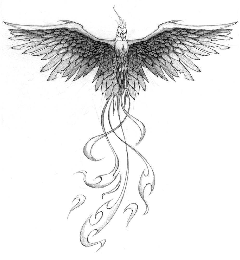 Pheonix Tattoo Design