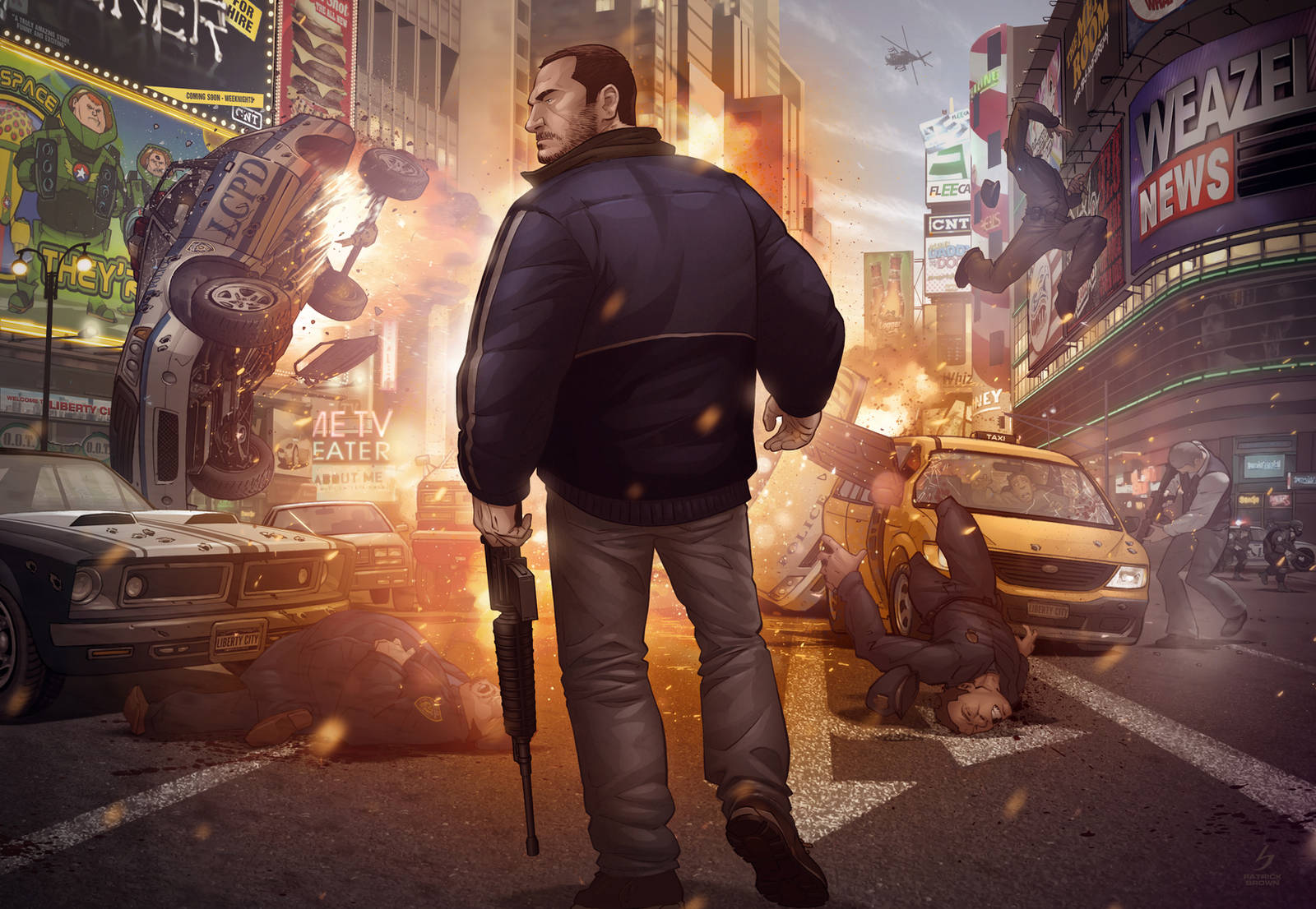 Grand Theft Auto IV Finale by PatrickBrown