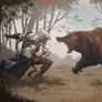 Assassin's Creed 3 Bear Attack