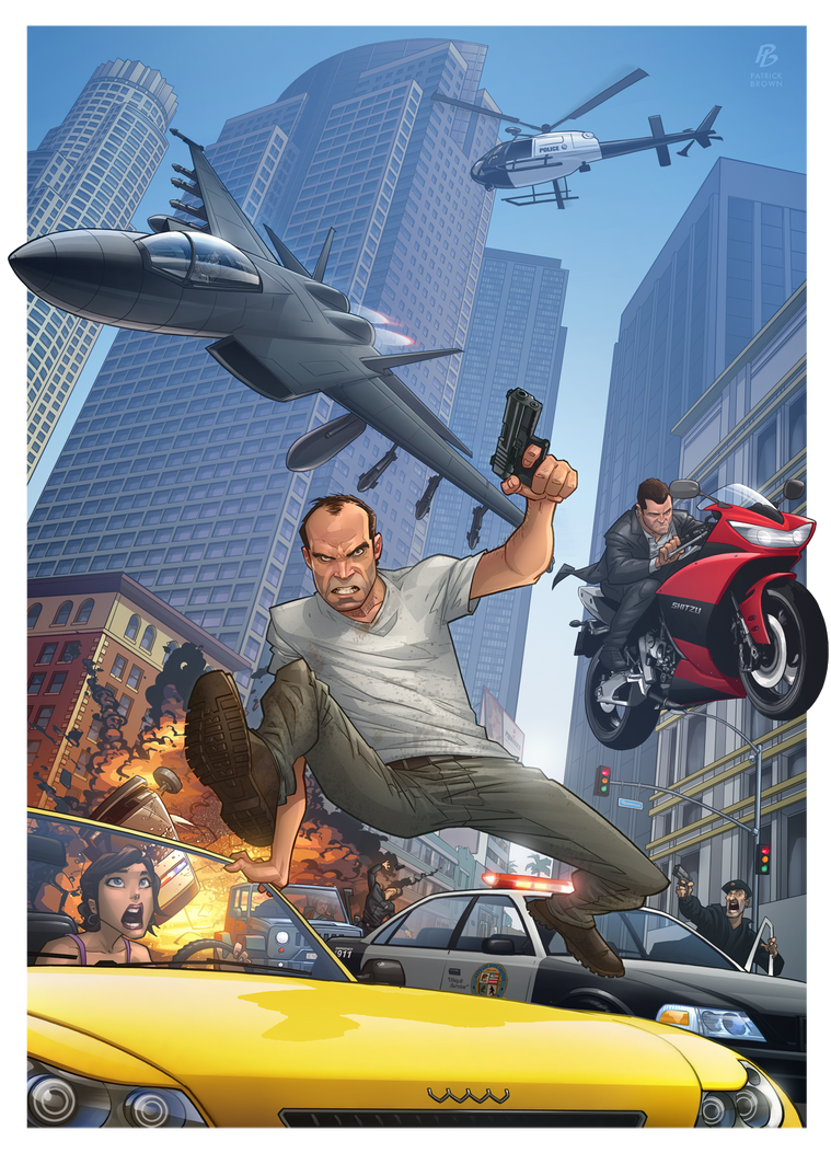 Grand Theft Auto V by PatrickBrown