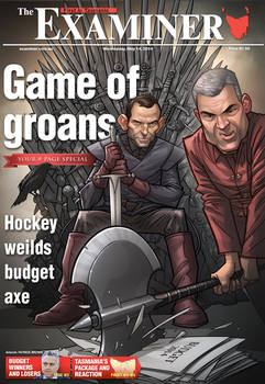 Game of Groans - Budget cover design