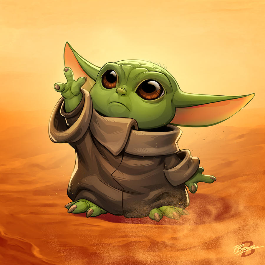 Baby Yoda by PatrickBrown on DeviantArt