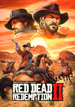 Red Dead Redemption 2 tribute poster