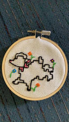 Cross Stitch Sheep