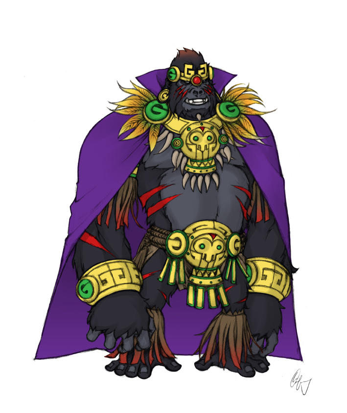 Gorilla Grodd Redesign By Grailee On DeviantArt