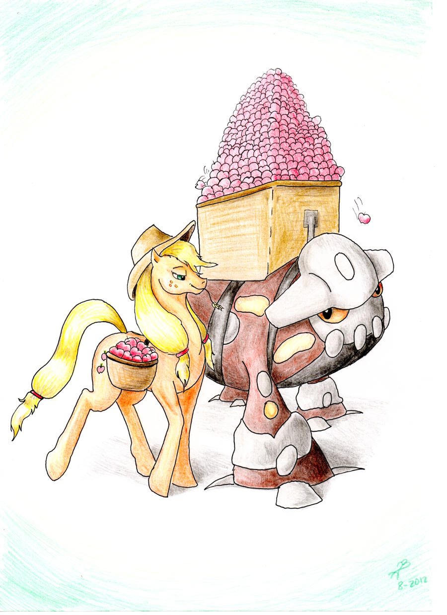 Applejack and her new buddy