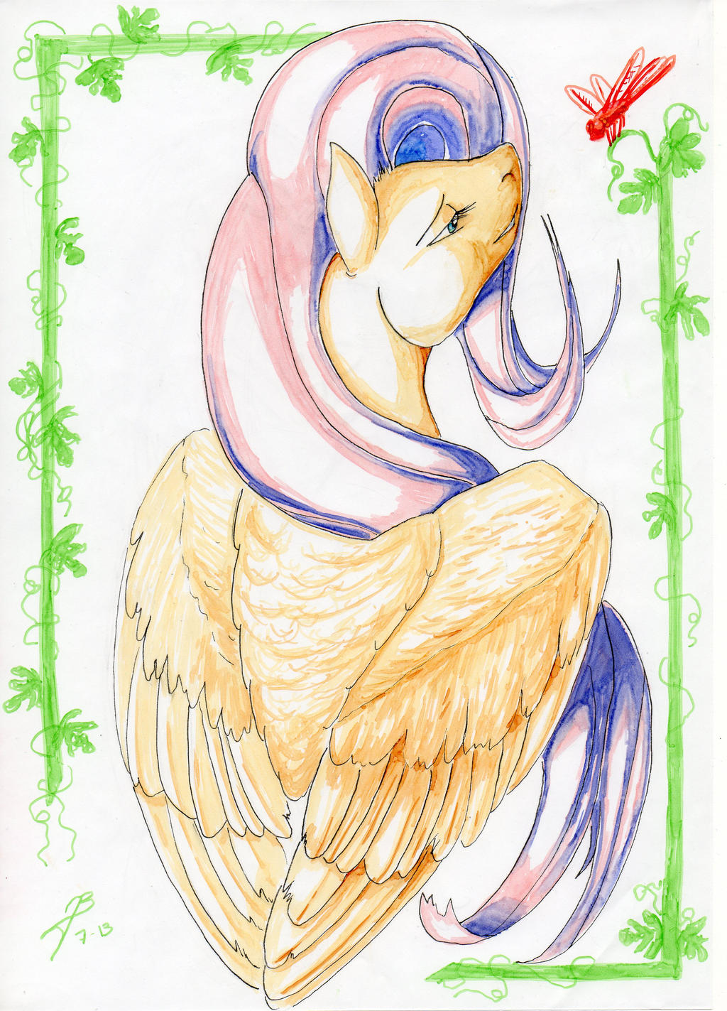 Fluttershy In Markers