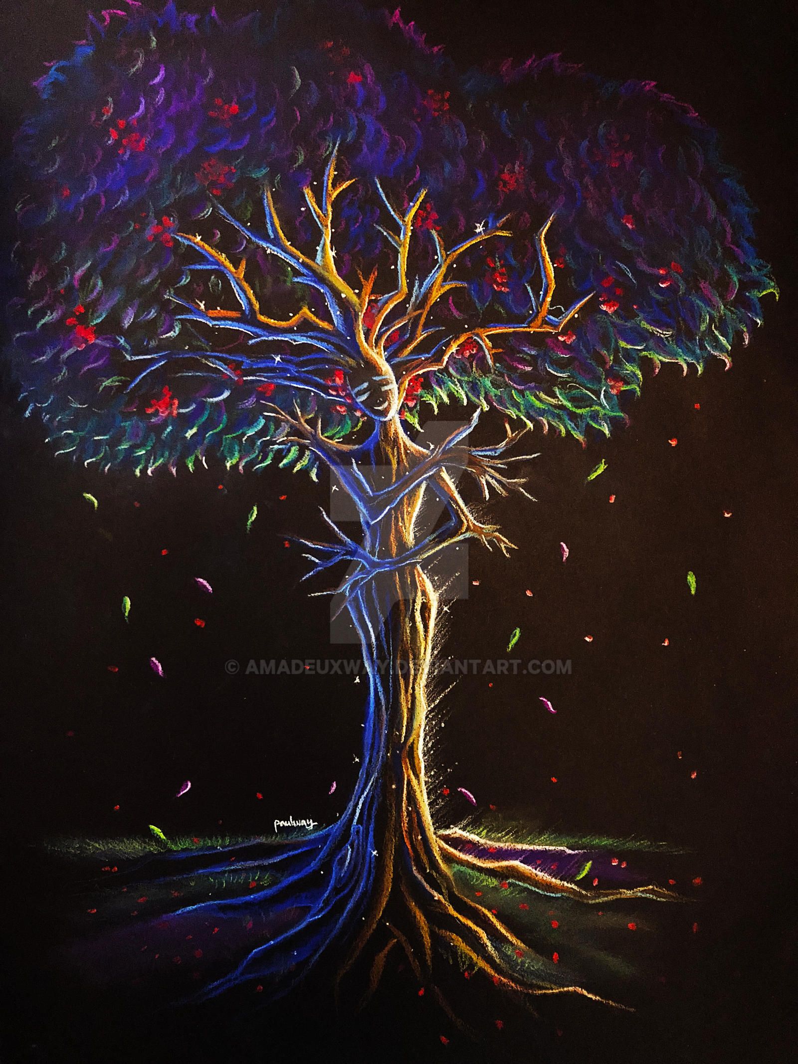 Tree Goddess by AmadeuxWay on DeviantArt