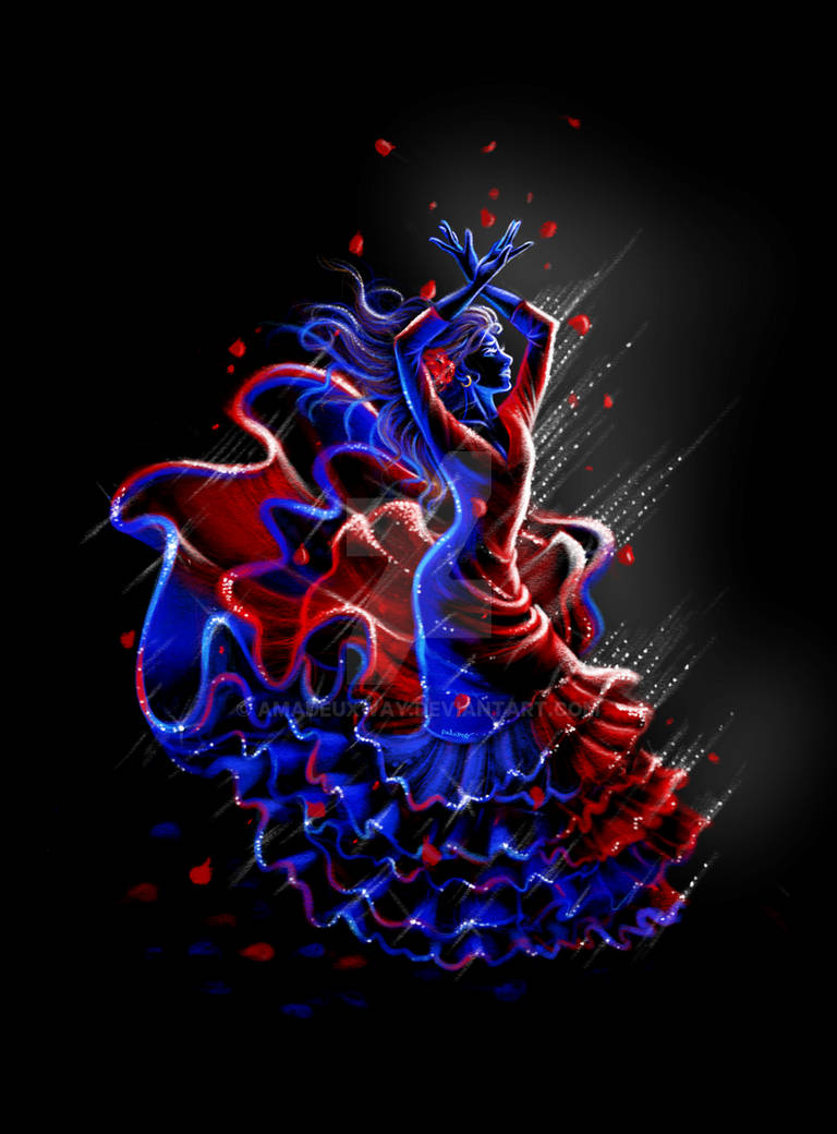 Fire Rose by AmadeuxWay on DeviantArt