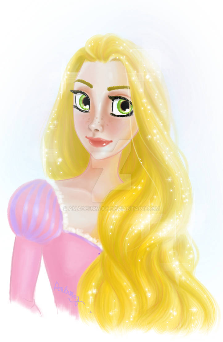 Princess Portrait-Rapunzel by AmadeuxWay on DeviantArt