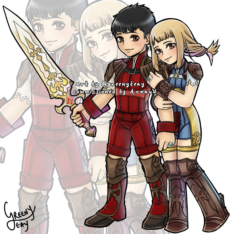 Commission - DFFOO style by GreenyTeay on DeviantArt