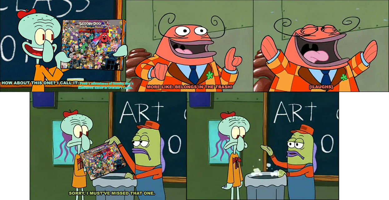 Spongebob belongs in the trash meme Spongebob belongs in the trash meme