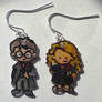 Hermione and Harry earrings