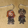 Cute Harry and Ginny earrings