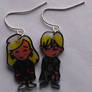 Kawaii Luna and Draco earrings