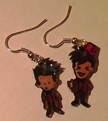 Two Doctors earrings by Lovelyruthie