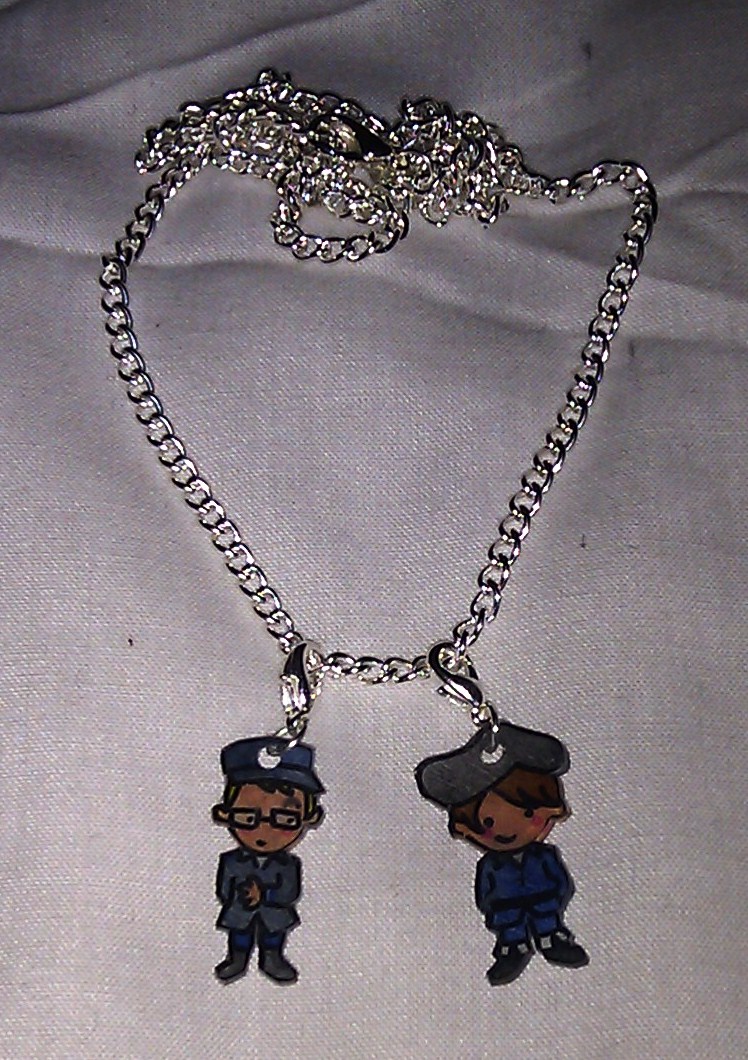 Kawaii Hetalia charm necklace