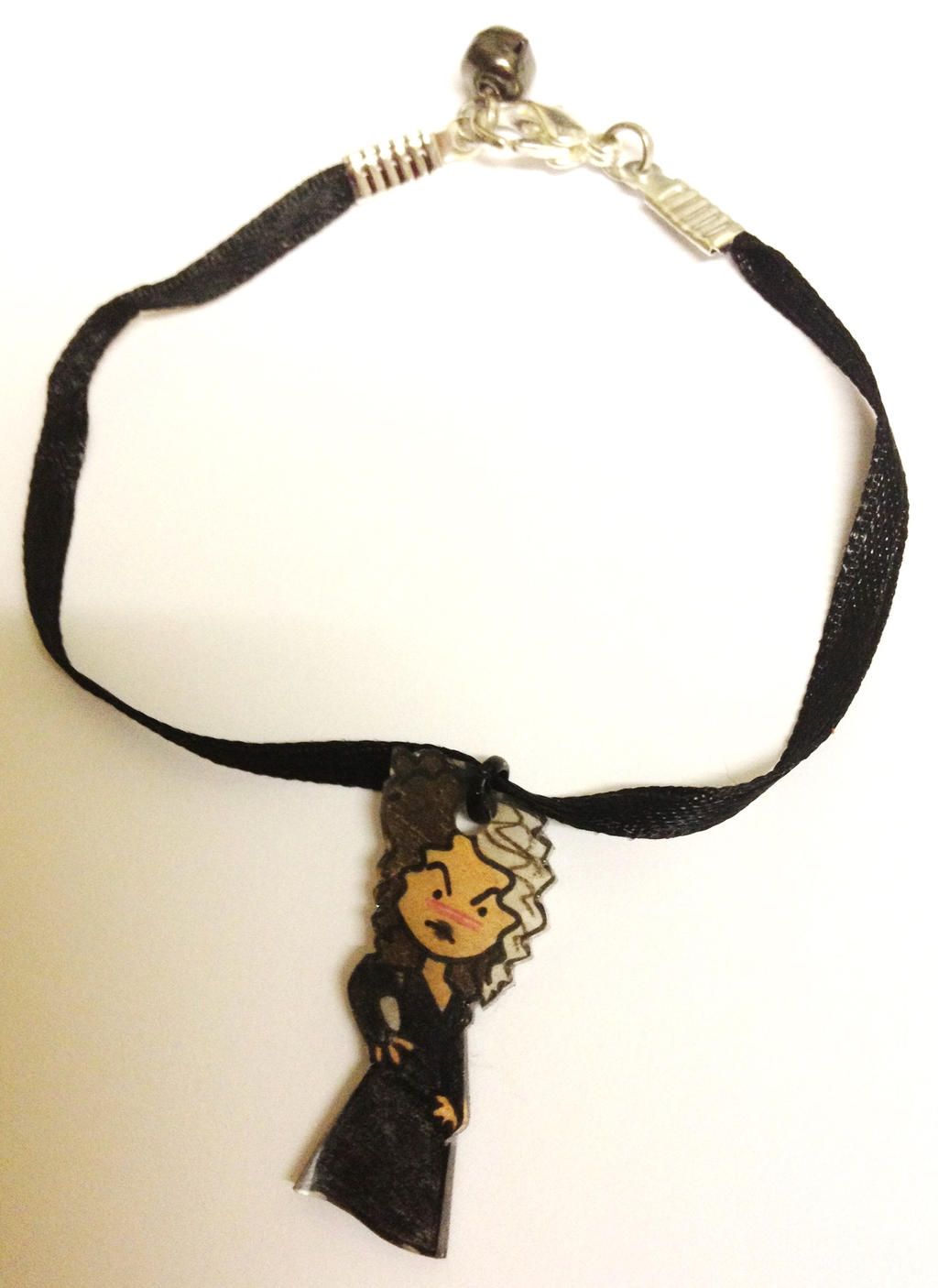 Kawaii Bellatrix Lestrange ribbon charm bracelet