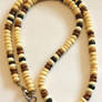 OOAK 4th Doctor wooden bead necklace