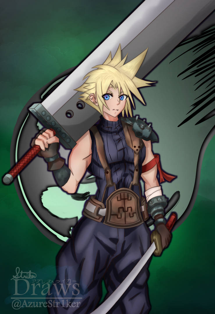 Cloud Strife by StrikerDrawsStuff on DeviantArt
